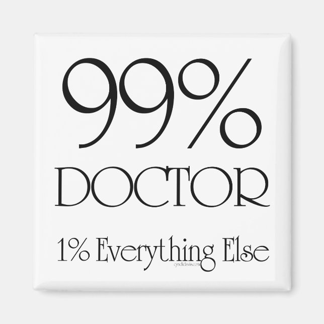 Aimant 99% Docteur (Devant)