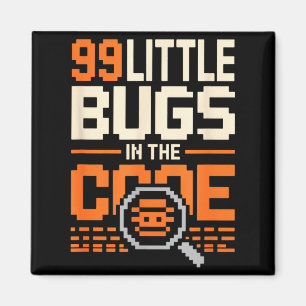 Aimant 99 petits bogues dans le code drôle de dicton de p