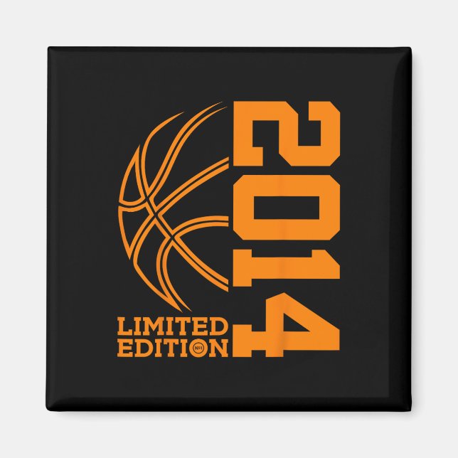 Aimant 9e ANNIVERSAIRE BASKETBALL LIMITED EDITION 2014 (Devant)
