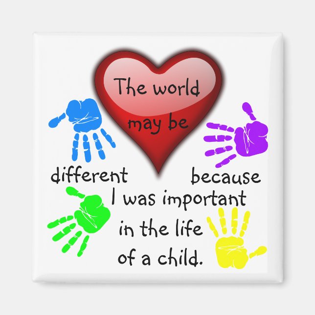 Aimant A0001.I Était important dans la vie.Magnet.2 (Devant)