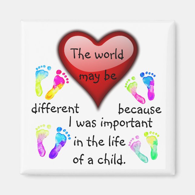 Aimant A0001.I Était important dans la vie.Magnet.3 (Devant)