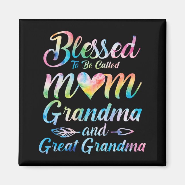 Aimant À appeler Maman Grand-mère Grand-grand-mère Da de  (Devant)