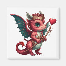 A Baby Red Dragon Valentine