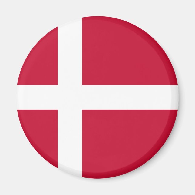 Aimant A bas prix ! Drapeau du Danemark (Devant)