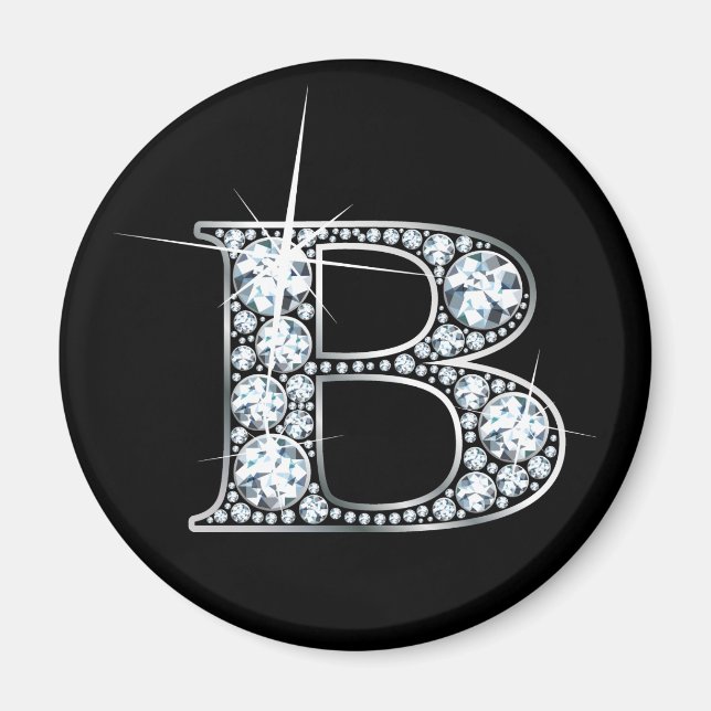 Aimant à bille de diamant "B" (Devant)