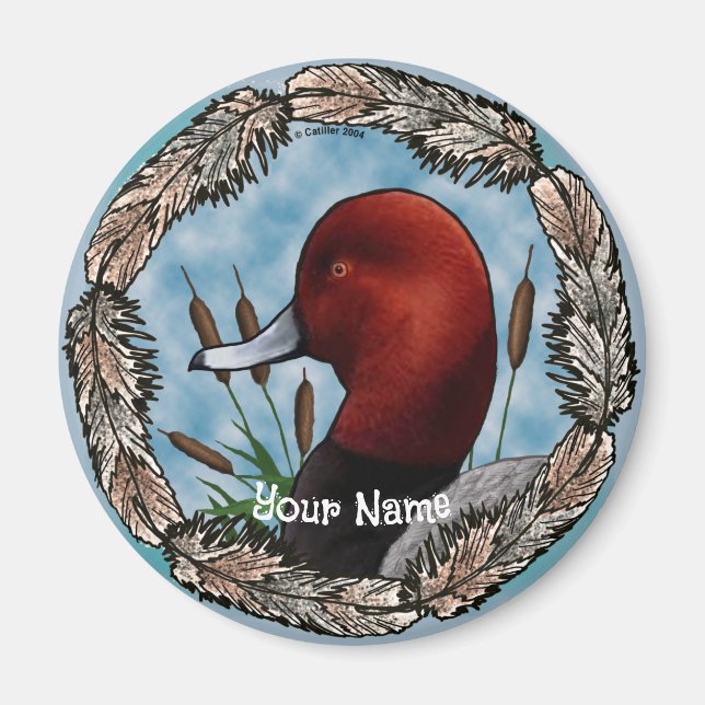 Aimant à canard rouge (Devant)