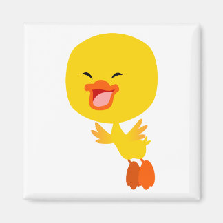 Aimant à canicule de caricature mignon