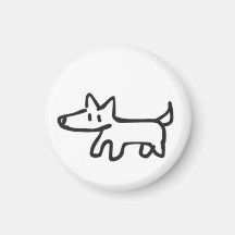 aimant à chien long