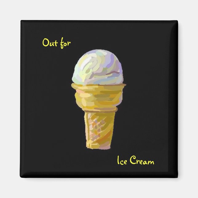 Aimant à cône de glace (Devant)