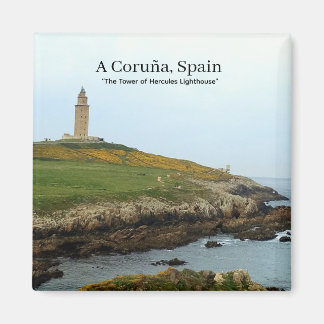 Aimant A Coruña, Espagne - Le phare de la tour d'Hercule