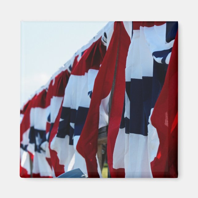 Aimant à drapeau américain (Devant)