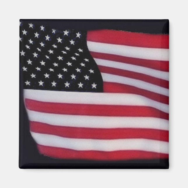 Aimant à drapeau américain (Devant)