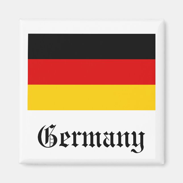 Aimant à drapeau de l'Allemagne (Devant)
