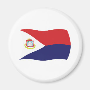 Aimant à drapeau de Saint Martin