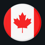 Aimant à drapeau du Canada<br><div class="desc">Aimant avec le drapeau du Canada.</div>
