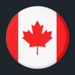 Aimant à drapeau du Canada<br><div class="desc">Aimant avec le drapeau du Canada.</div>