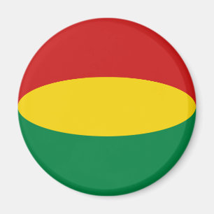 Aimant à drapeau fisheye de Bolivie
