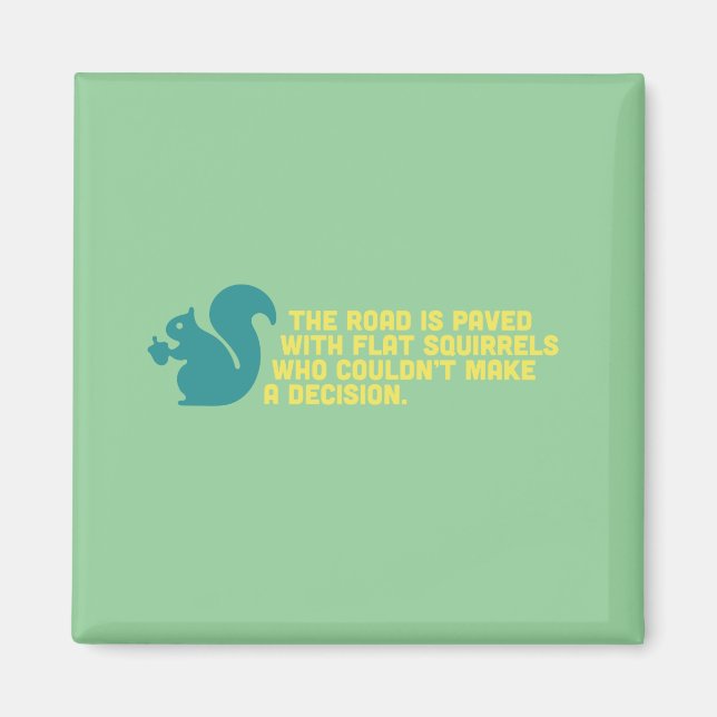 Aimant à écureuils plats (Devant)