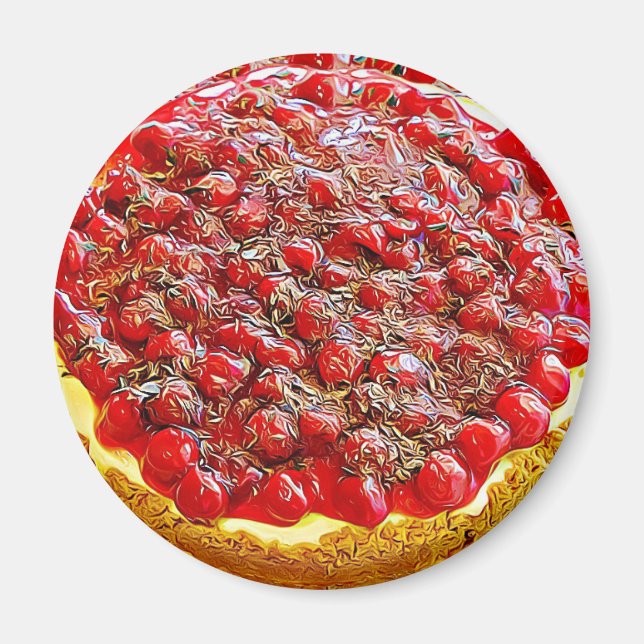 Aimant à épandre de chocolat au fromage de cerise (Devant)