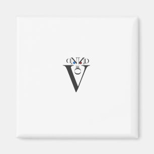 Aimant à face de lettre