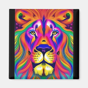 aimant à face de lion