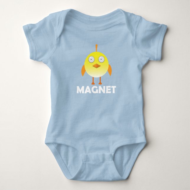 Aimant à Filles - Body en Jersey pour Bébé (Devant)