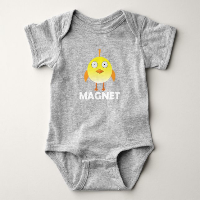 Aimant à Filles - Body en Jersey pour Bébé (Devant)