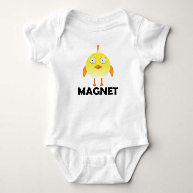 Aimant à Filles - Body en Jersey pour Bébé (Devant)