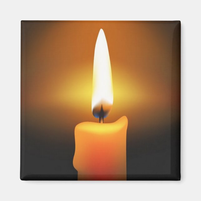 Aimant à flamme de bougie (Devant)