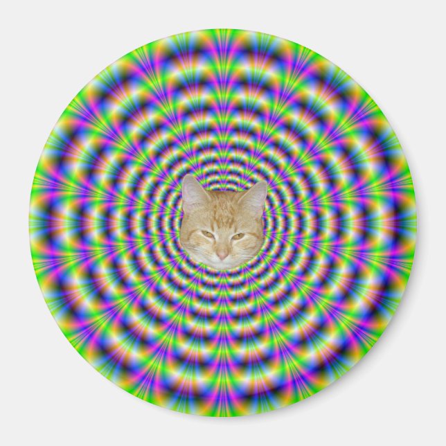 Aimant à impulsions de néon + chat (Devant)