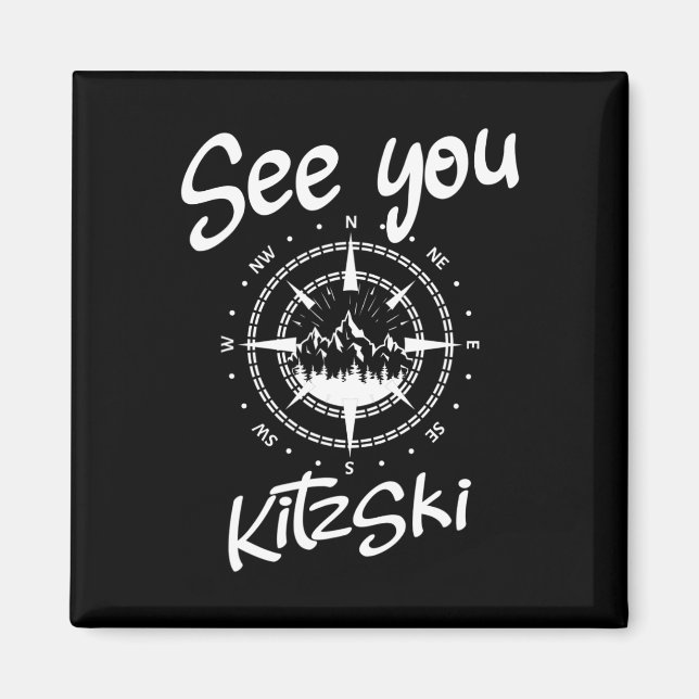 Aimant À Kitzski Tyrol Comp Ski Autriche Vacances (Devant)