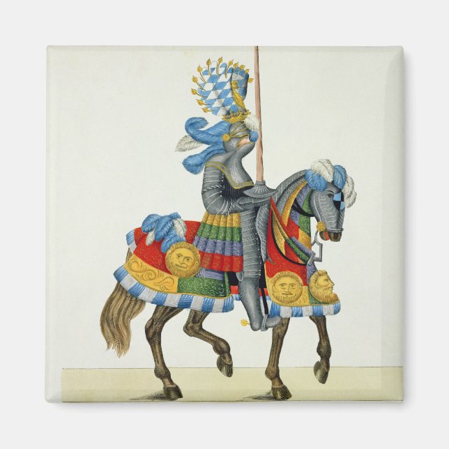 Aimant A knight on his to a tournament, plate from 'A (Devant)