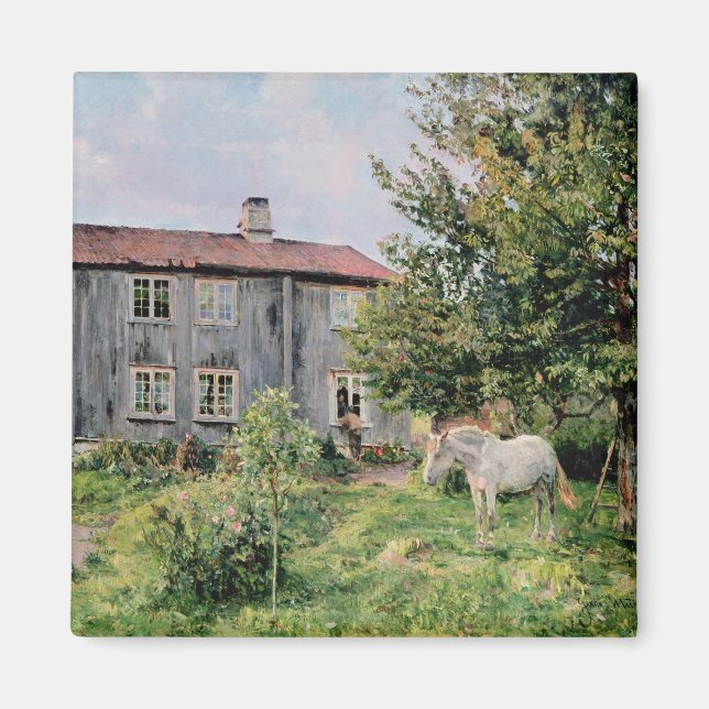 Aimant À la ferme, 1889 (Devant)