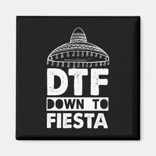 Aimant À La Fête Du Mexique Cinco De Mayo Black W