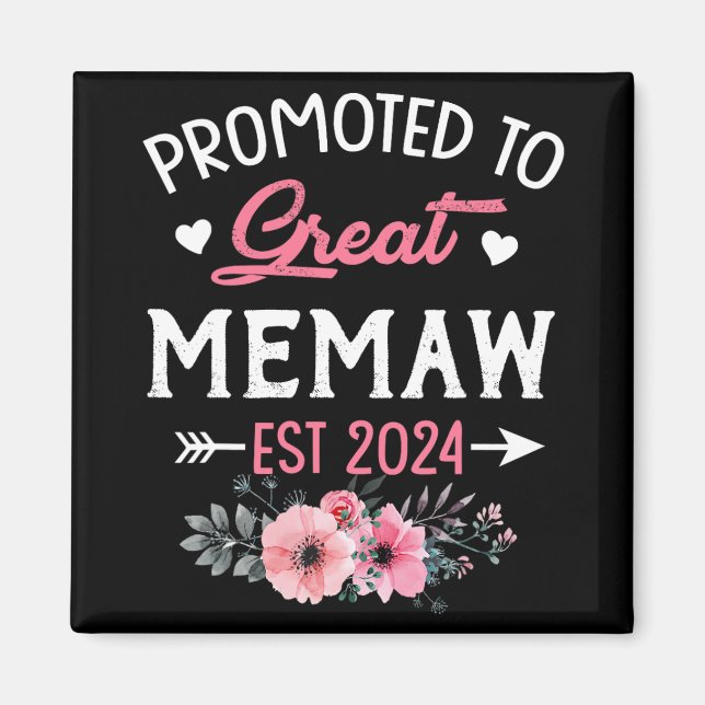 Aimant À la fleur Great Memaw Est 2024 (Devant)