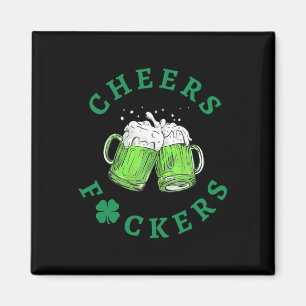 Aimant À la Saint-Patrick Hommes Femmes Boire de la Bière