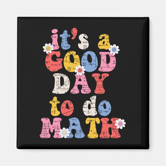 Aimant À L'École C'Est Un Bon Jour Pour Faire Math Enseig (Devant)