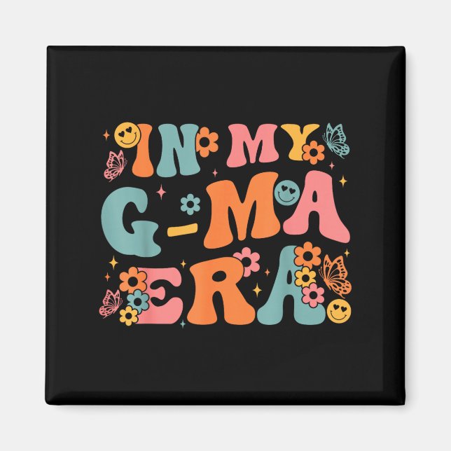 Aimant À l'ère de ma grand-mère bébé annonce pour grand-m (Devant)