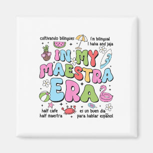 Aimant À l'ère de ma Maestra Professeur bilingue espagnol