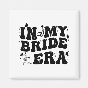 Aimant À l'ère de ma mariée Groovy Mariée Enterrement de 