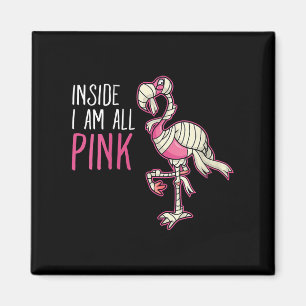Aimant À L'Intérieur Je Suis Tout Flamant rose Rose   Fla