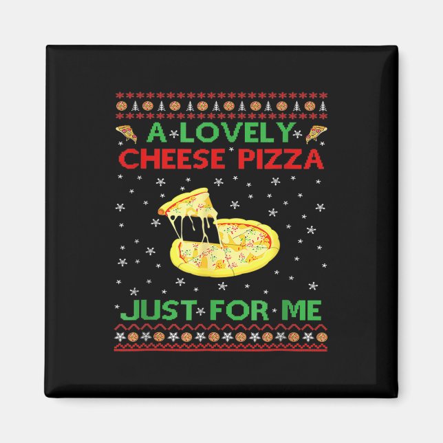 Aimant A Lovely Cheese Pizza Alone Funny Kevin X Mas Home (Devant)