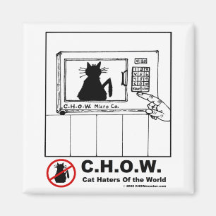 Aimant à micro-ondes pour chapeaux de chat