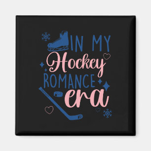 Aimant À mon ère de romance de hockey, émotion, blague