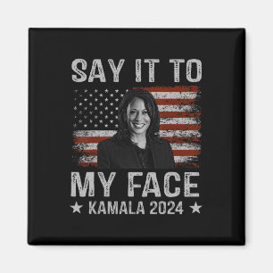 Aimant À Mon Visage Kamala Harris Pour Président 2024 1