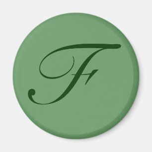 Aimant à monogramme personnalisé