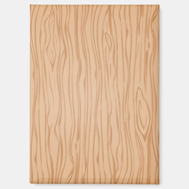 Aimant à motif de grain de bois chaud pour réfrigé (Recto)