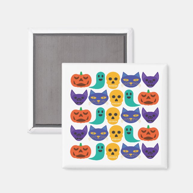 Aimant à motif d'Halloween (Recto/Verso)