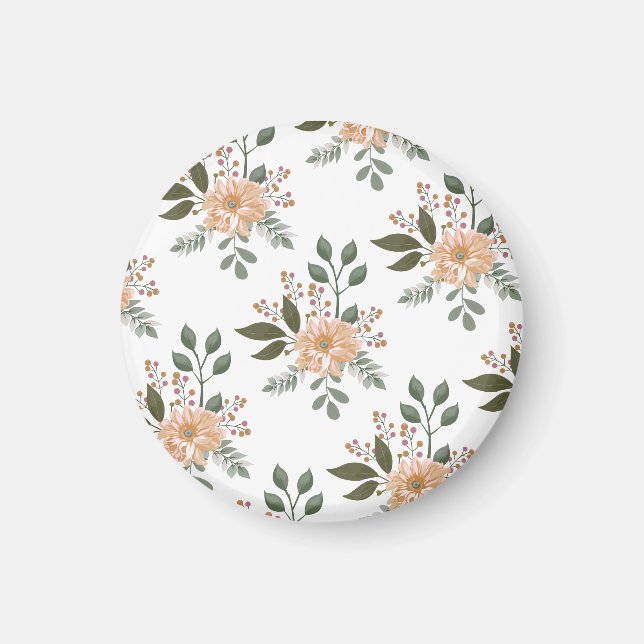 Aimant à motif floral (Devant)
