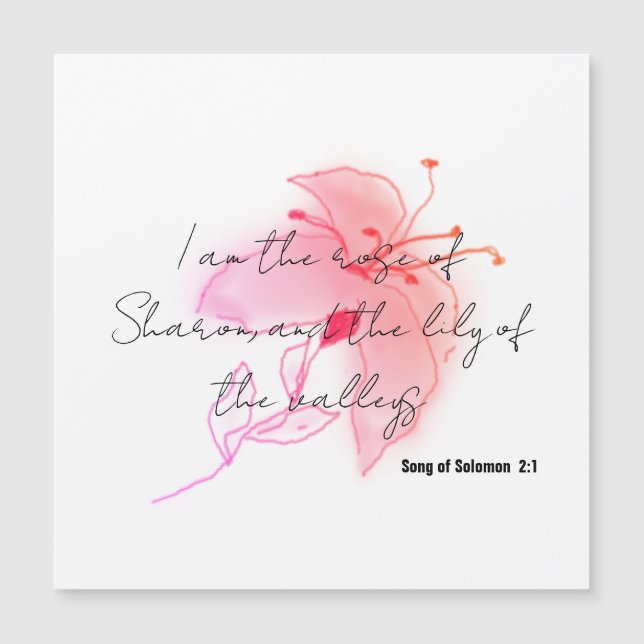 aimant à nénuphar rose saumon (Devant)